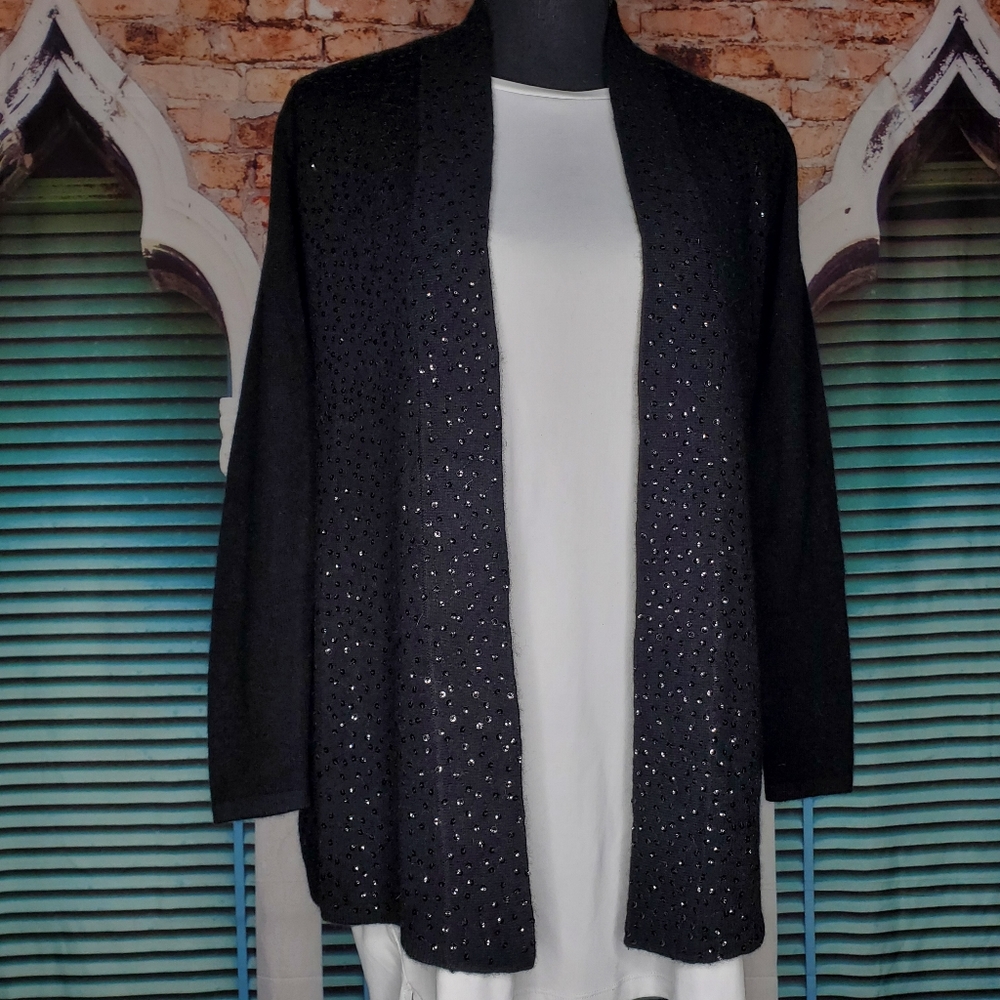 100% Cashmere Sequined Cardigan